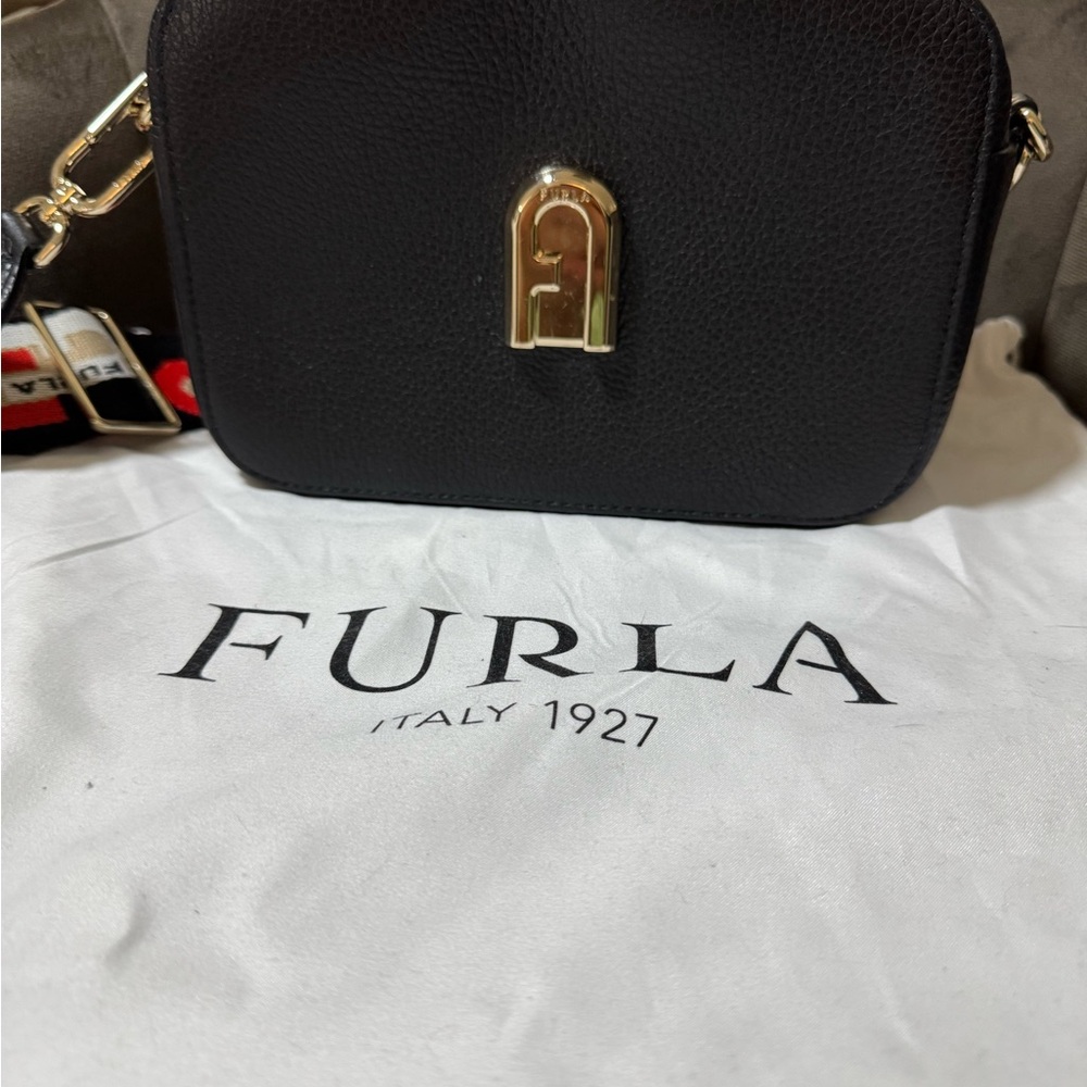 Furla Black Crossbody Bag